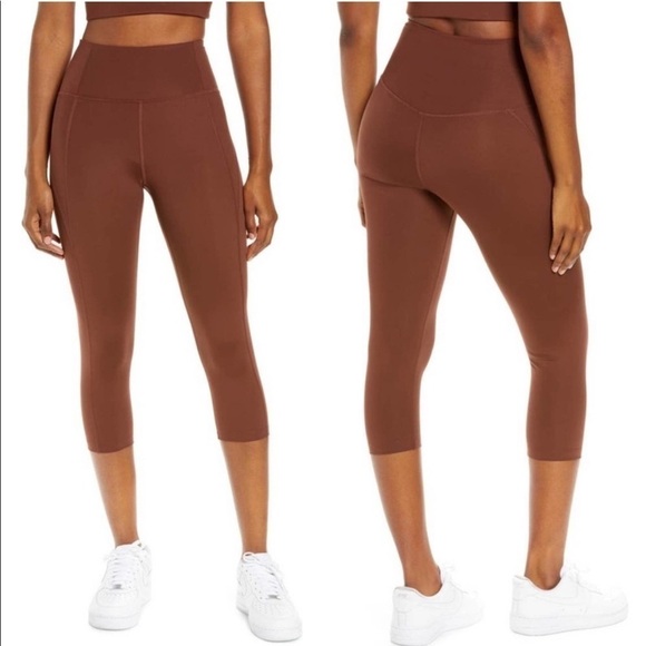 NWT Girlfriend Collective High Waist Capri Leggings - Picture 1 of 10